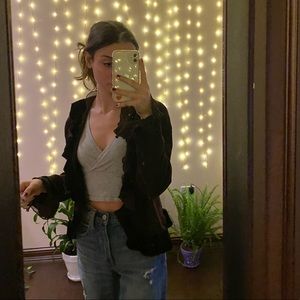 Vintage Ruffle Cardigan